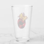 Verre Noël Rouge Arbre de Noël Bauble Noël (Dos)