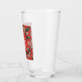 Verre Noel rouge et vert (Gauche)