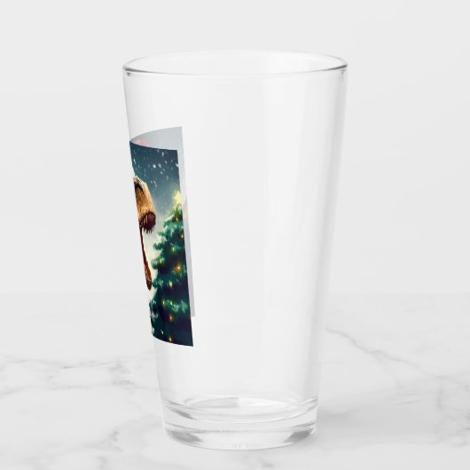 Verre Noël T-Rex 1 (Gauche)