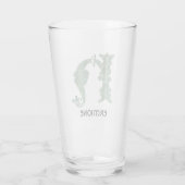 Verre Noeud celtique du 16e siècle Capitale décorative H (Dos)