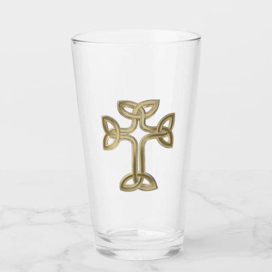 Verre noeud de croix celtique (Devant)