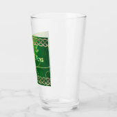 Verre Nœuds et feuilles verts celtiques (Gauche)