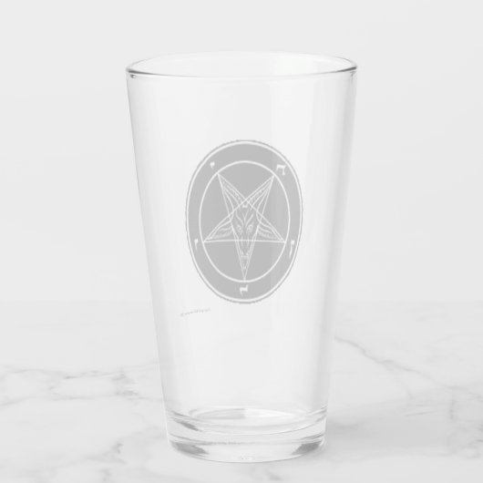 Verre noir Baphomet (Dos)