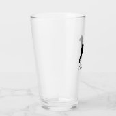 Verre Noir Basenji Chien Silhouette Personnalisé (Droite)