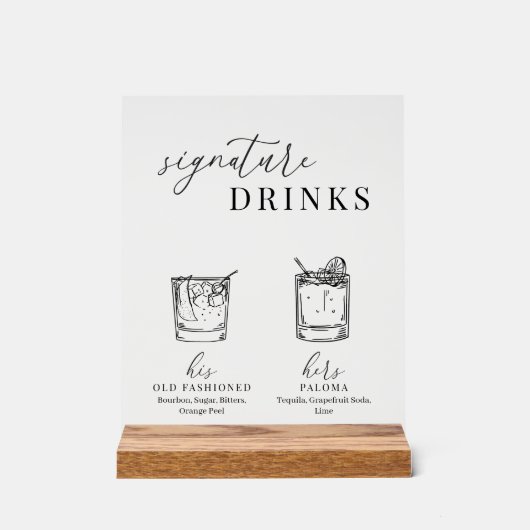 Verre noir & blanc élégant et moderne (Recto)