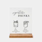 Verre noir & blanc élégant et moderne (Recto)