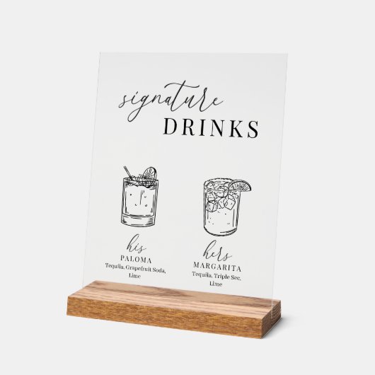 Verre noir & blanc élégant et moderne (Angle)