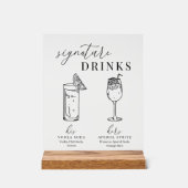 Verre noir & blanc élégant et moderne (Recto)