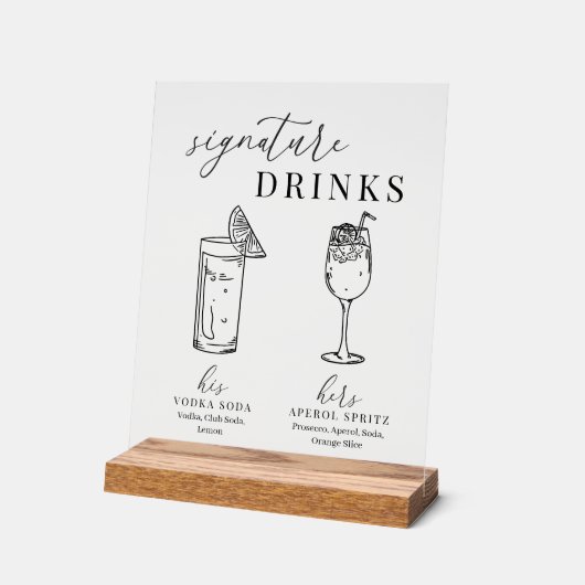 Verre noir & blanc élégant et moderne (Angle)