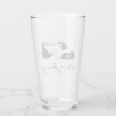 Verre Noir et blanc Oxford Tap Dance Chaussure Enseignan (Dos)