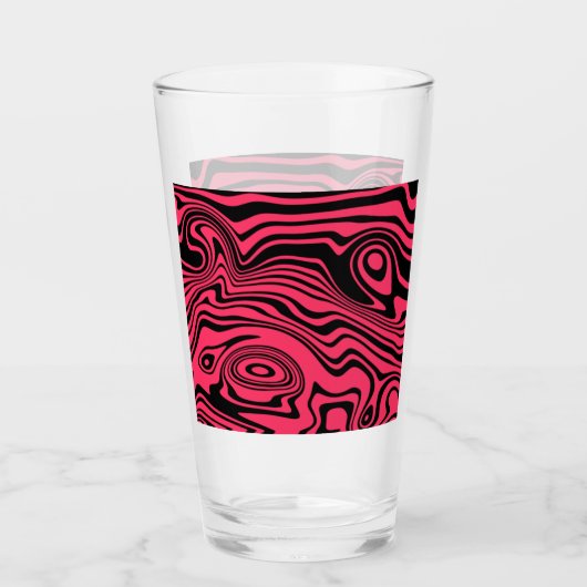 Verre noir et rouge (Devant)