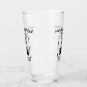 Verre noir fait sur commande de conception de (Gauche)