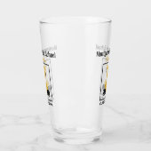 Verre noir fait sur commande d'or de réunion (Gauche)
