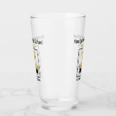 Verre noir fait sur commande d'or de réunion (Droite)