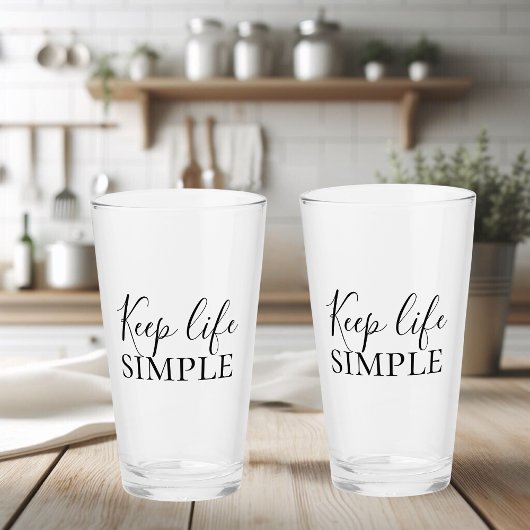 Verre Noir moderne Conserver la vie simple