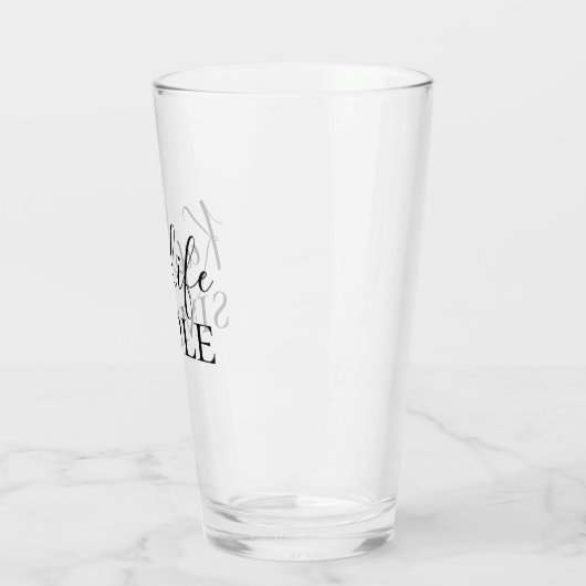 Verre Noir moderne Conserver la vie simple (Gauche)