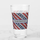 Verre Nom 250 ans 1776-2026 Stars and Stripes (Dos)