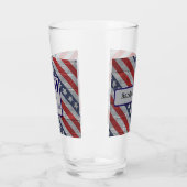 Verre Nom 250 ans 1776-2026 Stars and Stripes (Gauche)
