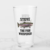 Verre Nom amusant Truite arc-en-ciel Voler Pêcher Whispe (Devant)