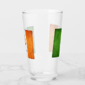 Verre Nom de famille de MacDermott sur drapeau irlandais (Gauche)