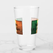 Verre Nom de famille Gallagher sur le drapeau irlandais (Gauche)