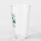 Verre Nom de famille Lake House Oars rustiques Pine Tree (Gauche)