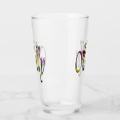 Verre Nom de Holly Coloré, (Gauche)