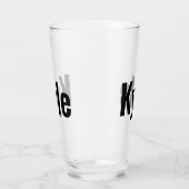 Verre Nom de Kyle Mens, (Gauche)