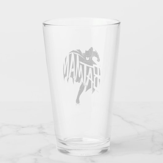 Verre Nom de la brosse d'encre Batman (Dos)
