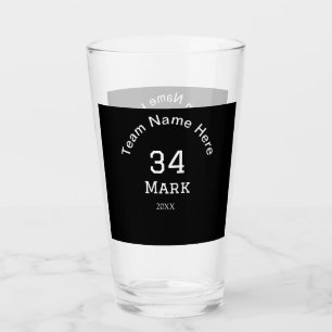 Verre nom de l'équipe ajouter nom du joueur date sports