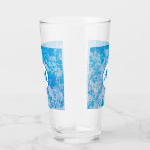 Verre Nom de surface de la planète de glace bleue et bla (Droite)