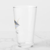 Verre Nom du bateau de pêche au thon (Gauche)