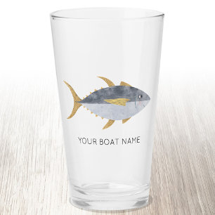 Verre Nom du bateau de pêche au thon