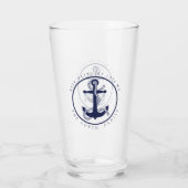 Verre Nom du bateau et ID d'ancre619 (Dos)
