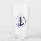 Verre Nom du bateau et ID d'ancre619 (Devant)
