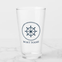 Nom du bateau Marine Bleu Perosnalized