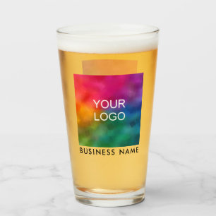 Verre Nom du logo de l'entreprise Texte Modèle personnal