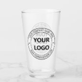 Verre Nom du logo d'entreprise personnalisé Site Web Tim (Dos)