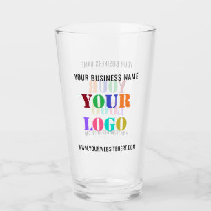 Verre Nom du logo professionnel personnalisé Site Web Ve