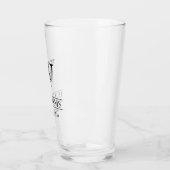 Verre Nom du monogramme de la famille classique personna (Gauche)