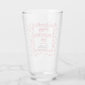 Verre Nom Joyeux Valentines Jour Bonbons Motif Pint Verr (Dos)