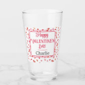 Verre Nom Joyeux Valentines Jour Bonbons Motif Pint Verr (Devant)