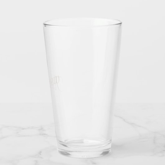 Verre Nom modifiable Drinkware Tumbler (Gauche)