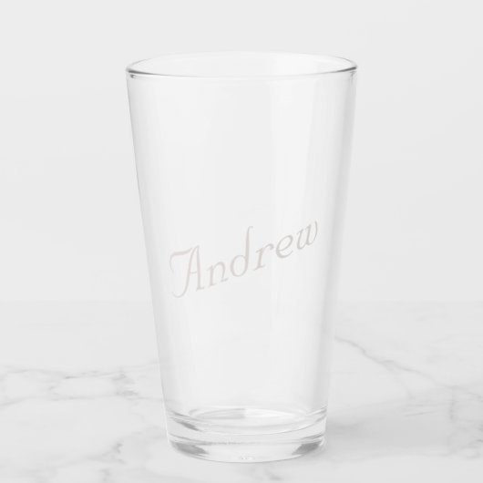 Verre Nom modifiable Drinkware Tumbler (Devant)