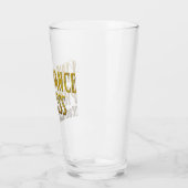 Verre Nom or princesse de danse de ligne (Gauche)