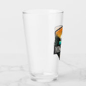 Verre NOM personnalisé Chasse aux wapitis Coucher de sol (Droite)