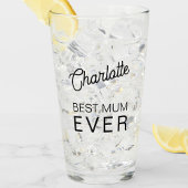 Verre Nom personnalisé de la meilleure mère