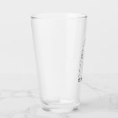Verre Nom personnalisé de l'illustration de ligne simple (Droite)