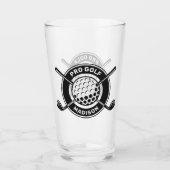 Verre Nom personnalisé et golf de texte (Devant)