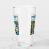 Verre Nom personnalisé Finlande Nature Illustration (Gauche)